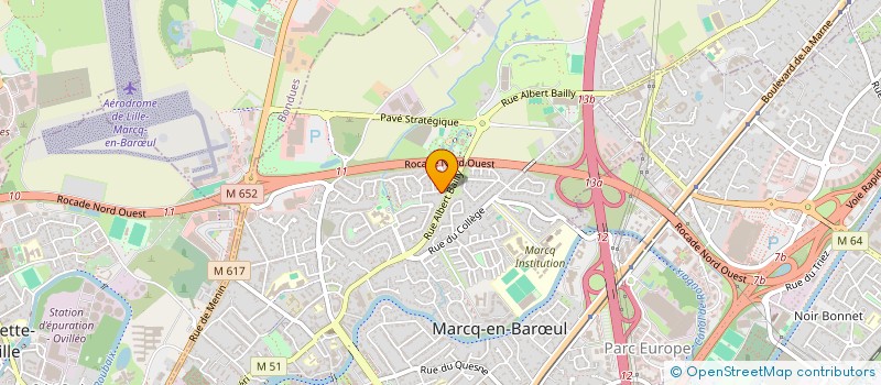 localisation de l'entreprise SCI HELMHOTZ à MARCQ-EN-BARŒUL