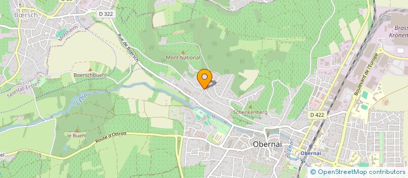 localisation de l'entreprise SCI HELO à OBERNAI