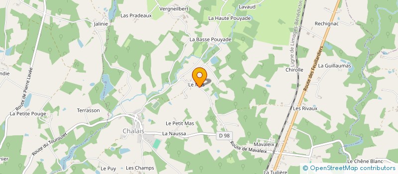 localisation de l'entreprise SCI HELO IMMO  CHALAIS