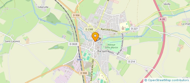 localisation de l'entreprise SCI HELODIE à SEES