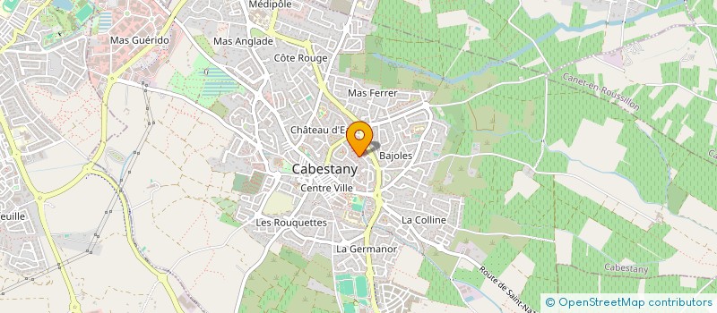 localisation de l'entreprise SCI HELOE  CABESTANY