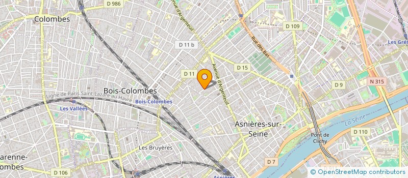 localisation de l'entreprise SCI HELOISE à ASNIERES-SUR-SEINE