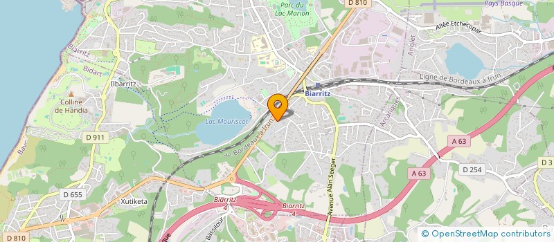 localisation de l'entreprise SCI HELOISE à BIARRITZ