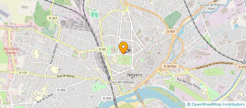 localisation de l'entreprise SCI HELOISE à NEVERS