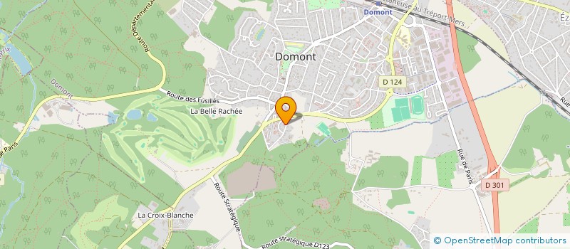 localisation de l'entreprise SCI HELOISE  DOMONT