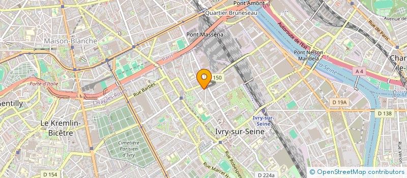 localisation de l'entreprise SCI HELOISE ET GABRIEL à IVRY-SUR-SEINE
