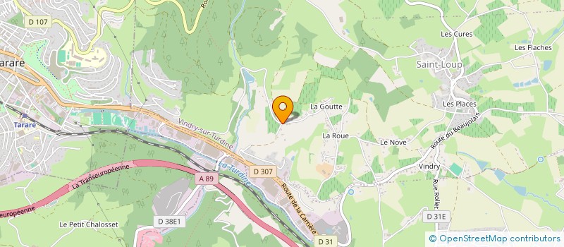 localisation de l'entreprise SCI HELOISE POLICARD  VINDRY-SUR-TURDINE