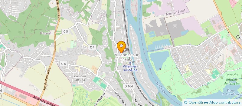 localisation de l'entreprise SCI HELOLEO  VILLENNES-SUR-SEINE