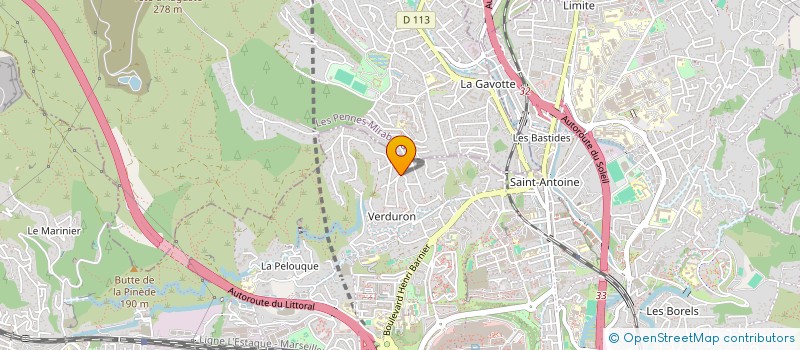 localisation de l'entreprise SCI HELONA  MARSEILLE