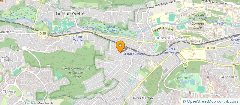 localisation de l'entreprise SCI HELOPART à BURES-SUR-YVETTE