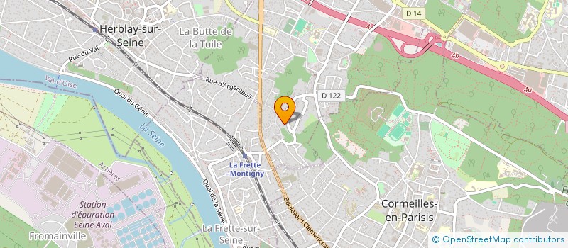 localisation de l'entreprise SCI HELORI  MONTIGNY-LES-CORMEILLES