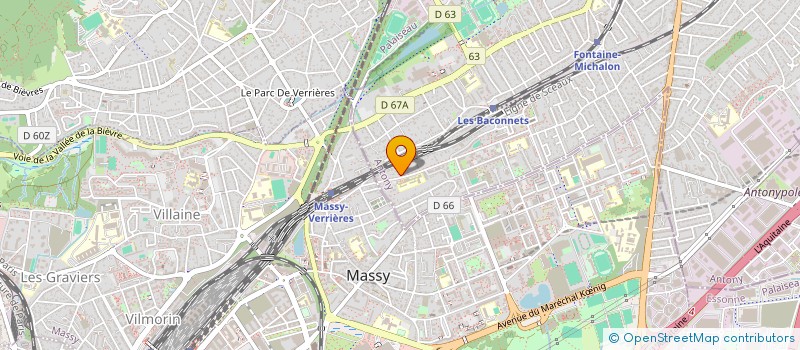 localisation de l'entreprise SCI HELOWIM à ANTONY