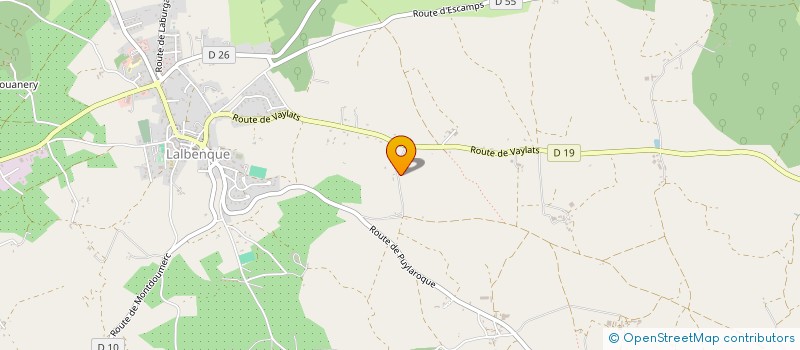 localisation de l'entreprise SCI HELOYOKE  LALBENQUE