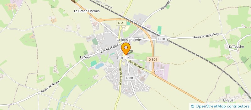 localisation de l'entreprise SCI HELP  CONLIE