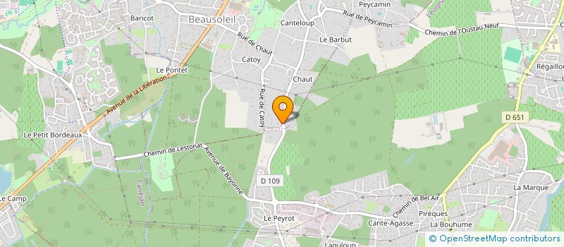 localisation de l'entreprise SCI HELP  GRADIGNAN