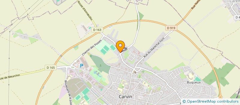 localisation de l'entreprise SCI HELPHI  CARVIN