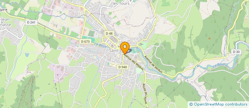 localisation de l'entreprise SCI HELPHI  SAINT-CERE