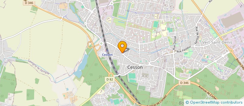 localisation de l'entreprise SCI HELPIERRE  CESSON