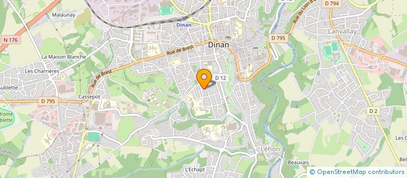 localisation de l'entreprise SCI HELRA  DINAN