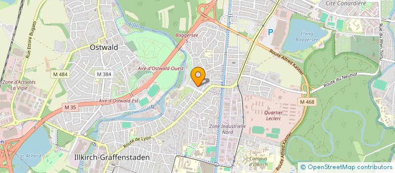 localisation de l'entreprise SCI HELSINKI  ILLKIRCH-GRAFFENSTADEN