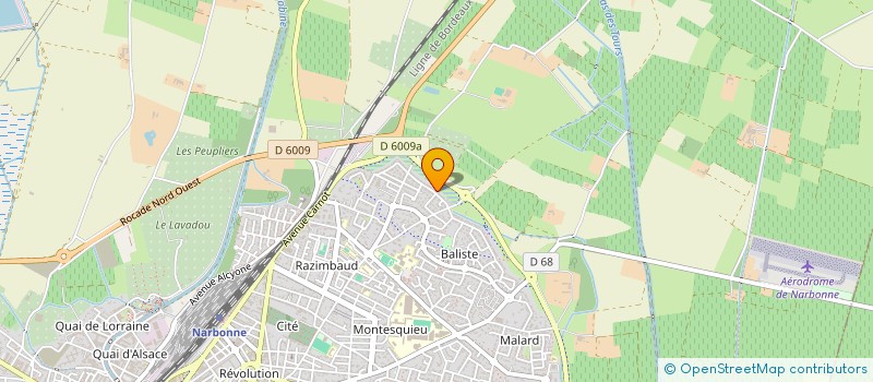 localisation de l'entreprise SCI HELSLY à NARBONNE