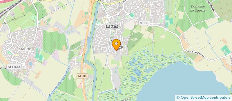 localisation de l'entreprise SCI HELSON à LATTES