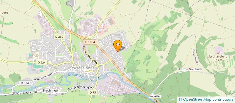 localisation de l'entreprise SCI HELTERLIN  WASSELONNE