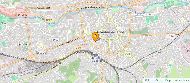 localisation de l'entreprise SCI HELU  BRIVE-LA-GAILLARDE