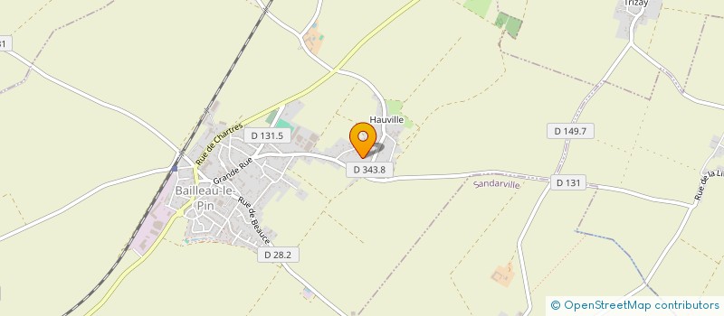localisation de l'entreprise SCI HELY à BAILLEAU-LE-PIN