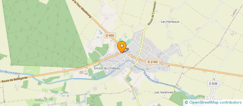 localisation de l'entreprise SCI HELYA  LADON
