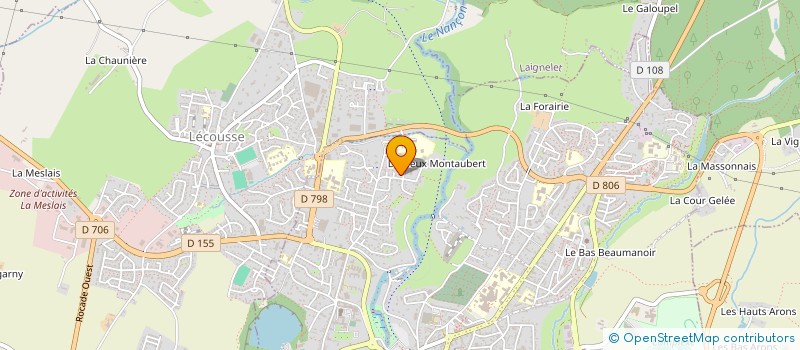 localisation de l'entreprise SCI HELYANN  FOUGERES