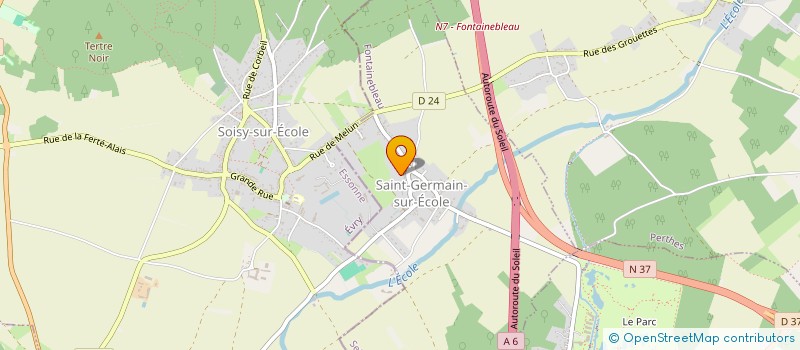 localisation de l'entreprise SCI HEM  SAINT-GERMAIN-SUR-ECOLE
