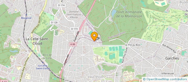 localisation de l'entreprise SCI HEMA  CELLE-SAINT-CLOUD (LA)