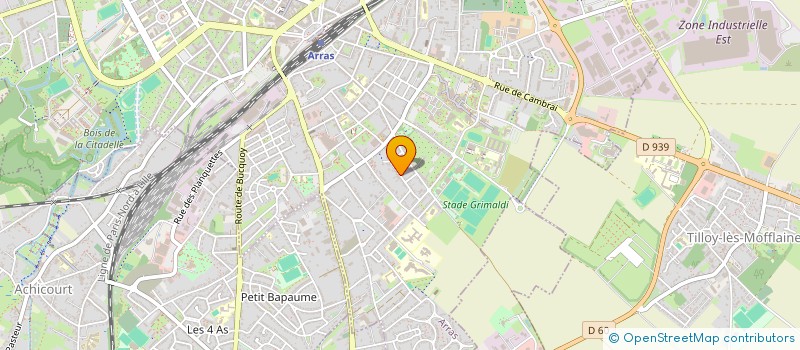 localisation de l'entreprise SCI HEMA à ARRAS