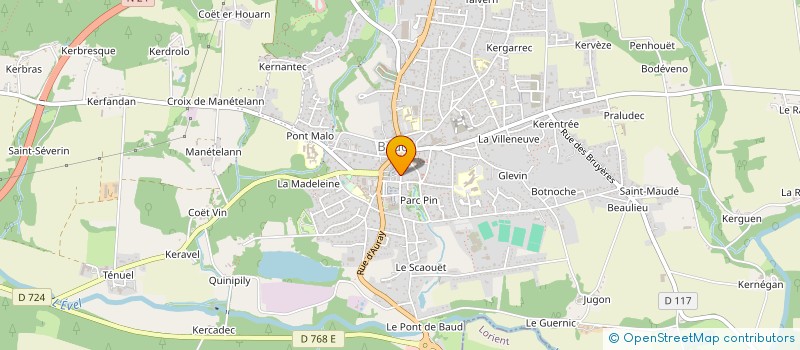 localisation de l'entreprise SCI HEMA  BAUD