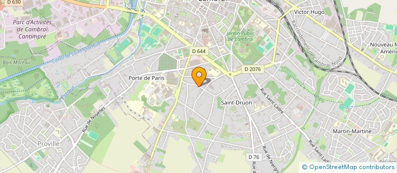 localisation de l'entreprise SCI HEMACA à CAMBRAI