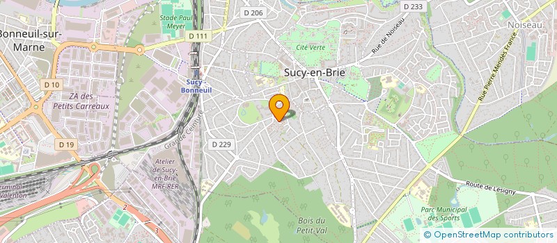 localisation de l'entreprise SCI HEMAG à SUCY-EN-BRIE