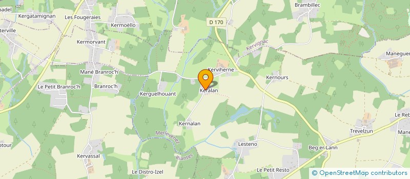 localisation de l'entreprise SCI HEMANO  MERLEVENEZ