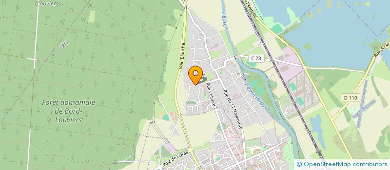 localisation de l'entreprise SCI HEMANS  LERY