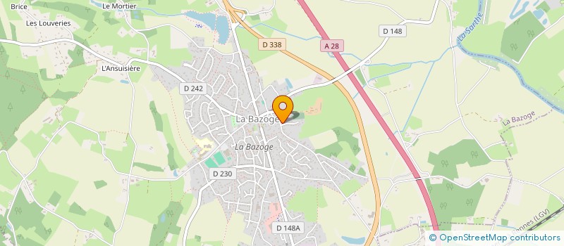 localisation de l'entreprise SCI HEMAPA  LA BAZOGE