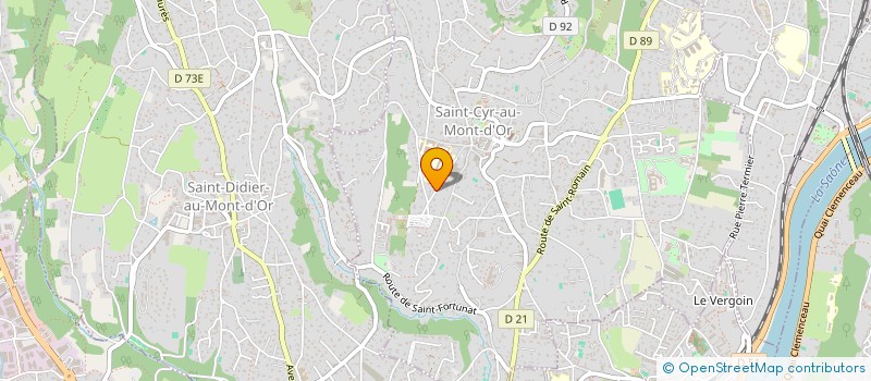 localisation de l'entreprise SCI HEMAR  SAINT-CYR-AU-MONT-D'OR