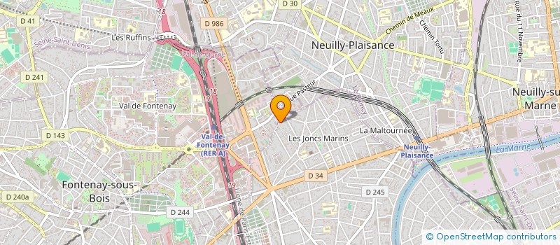 localisation de l'entreprise SCI HEMERY PLES  LE PERREUX-SUR-MARNE