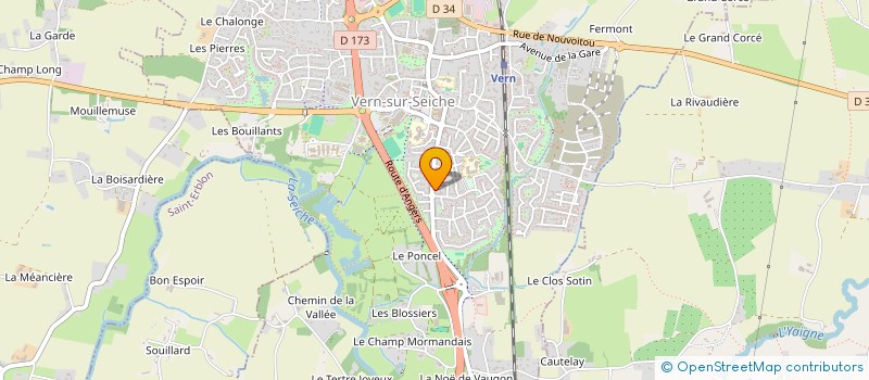 localisation de l'entreprise SCI HEMGE  VERN-SUR-SEICHE