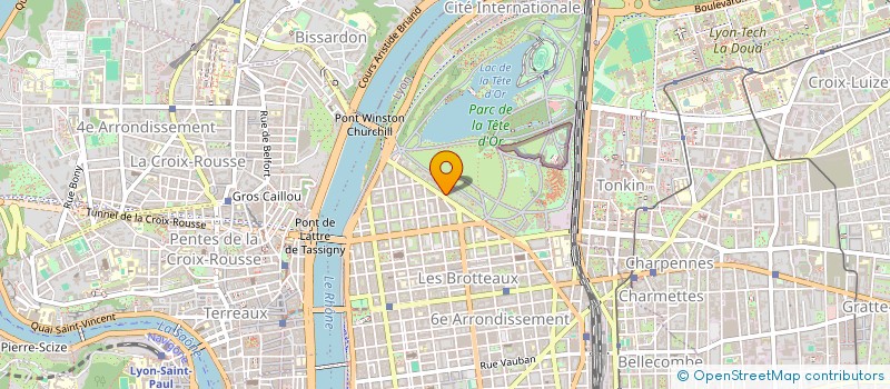 localisation de l'entreprise SCI HEMI  LYON