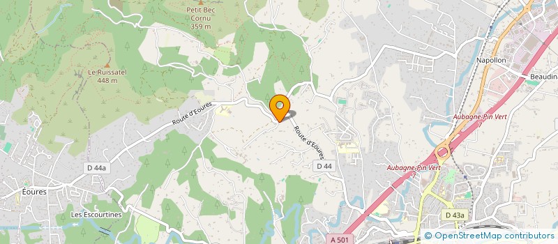 localisation de l'entreprise SCI HEMIDOC à AUBAGNE