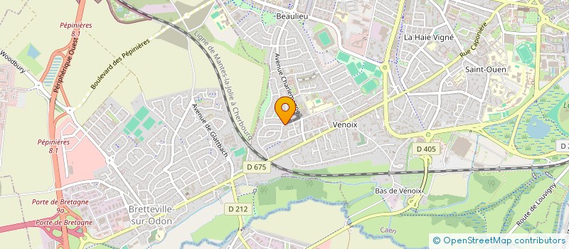 localisation de l'entreprise SCI HEMISPHERE  CAEN