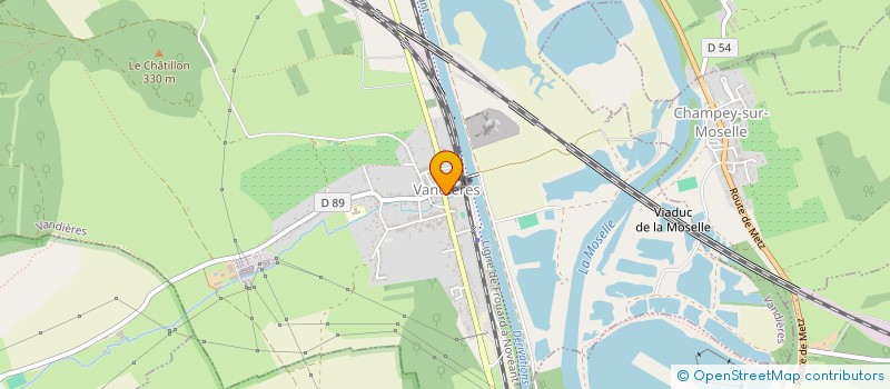 localisation de l'entreprise SCI HEML  VANDIERES