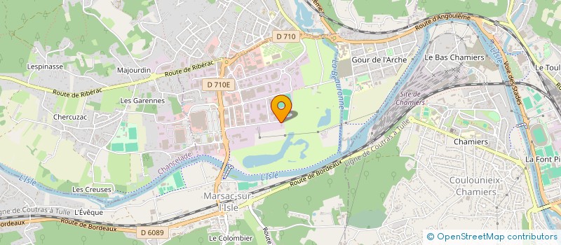 localisation de l'entreprise SCI HEMMA  MARSAC-SUR-L'ISLE