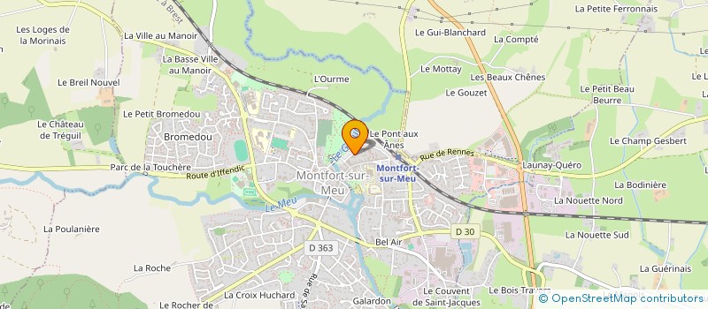 localisation de l'entreprise SCI HEMMA  MONTFORT-SUR-MEU