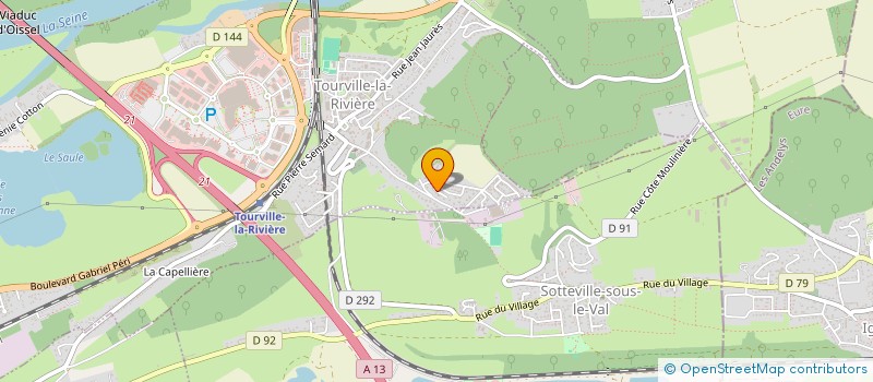 localisation de l'entreprise SCI HEMMA  TOURVILLE-LA-RIVIERE